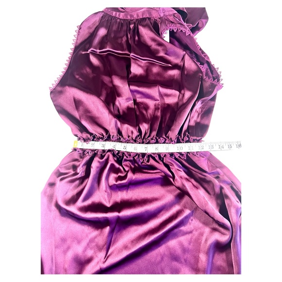 Max Studio | Satin Tie Neck Sleeveless Size M - Picture 6 of 11